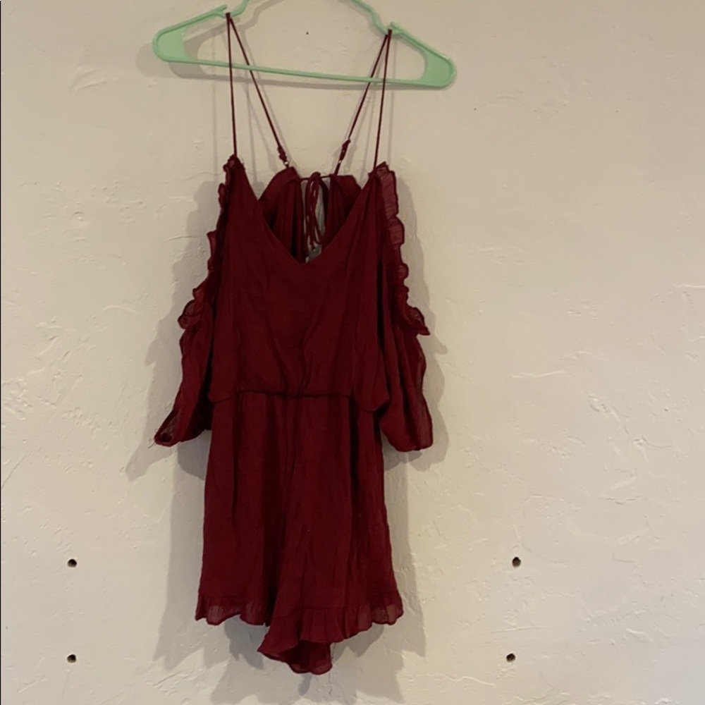 Red romper